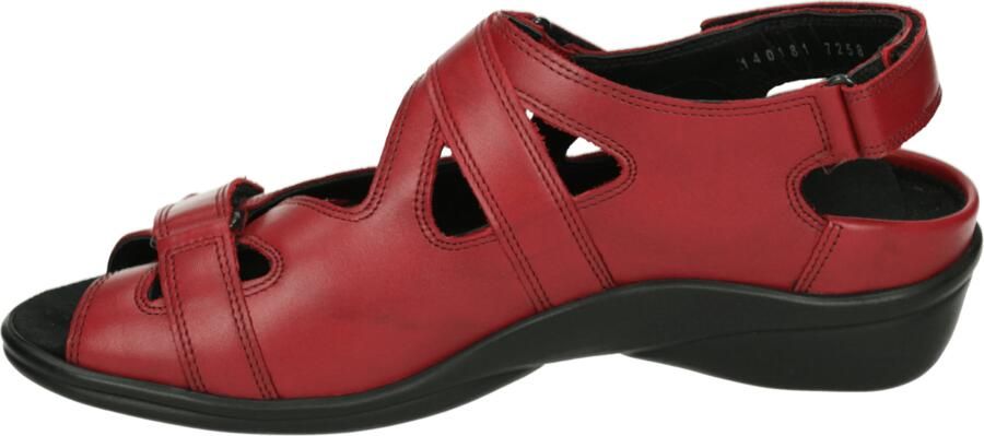 Durea 7258~G~~~~~~~~~~~~~~~~~~~~~~~~ Platte sandalen Dames Sandalen Rood - Foto 4