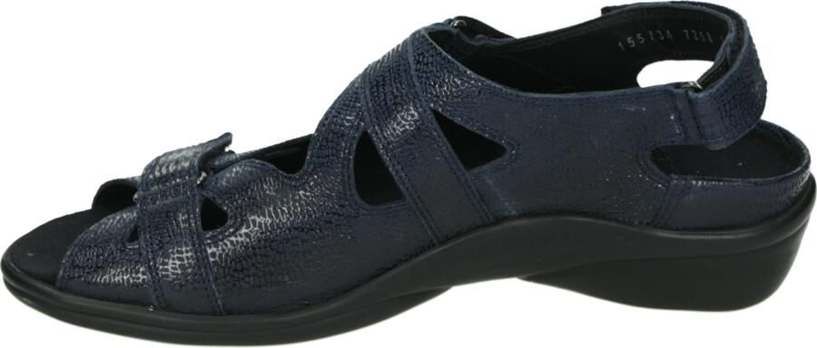 Durea 7258~H~~~~~~~~~~~~~~~~~~~~~~~~ Platte sandalen Dames Sandalen Blauw - Foto 4