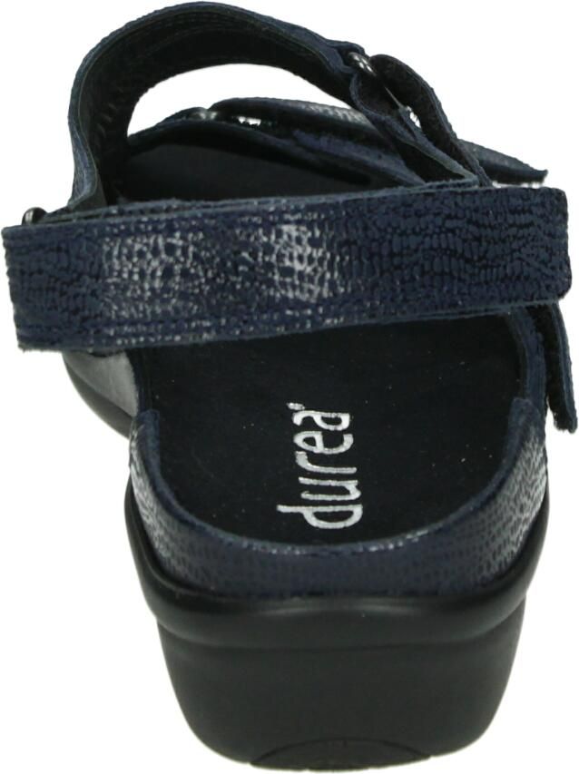 Durea 7258~H~~~~~~~~~~~~~~~~~~~~~~~~ Platte sandalen Dames Sandalen Blauw - Foto 3