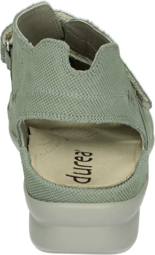 Durea 7272~G~~~~~~~~~~~~~~~~~~~~~~~~ Platte sandalen Dames Sandalen Groen - Foto 3
