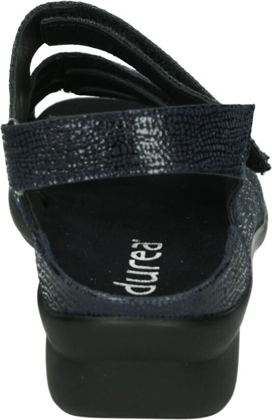 Durea 7409~K~~~~~~~~~~~~~~~~~~~~~~~~ Platte sandalen Dames Sandalen Blauw - Foto 4