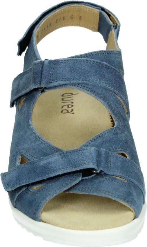 Durea 7419~G~~~~~~~~~~~~~~~~~~~~~~~~ Platte sandalen Dames Sandalen Blauw - Foto 2
