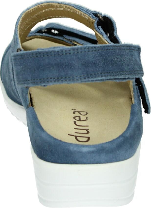 Durea 7419~G~~~~~~~~~~~~~~~~~~~~~~~~ Platte sandalen Dames Sandalen Blauw - Foto 3