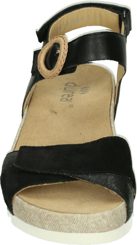 Durea 7425~G~~~~~~~~~~~~~~~~~~~~~~~~ Sandalen met hak Zwart - Foto 2