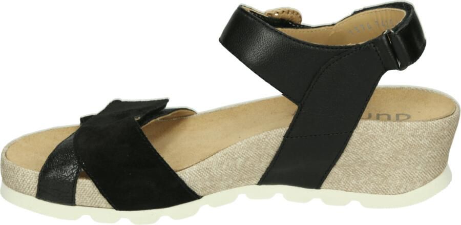 Durea 7425~G~~~~~~~~~~~~~~~~~~~~~~~~ Sandalen met hak Zwart - Foto 4