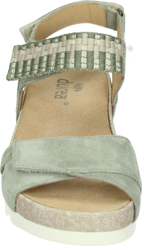 Durea 7429 G Sandalen met hak Groen - Foto 3