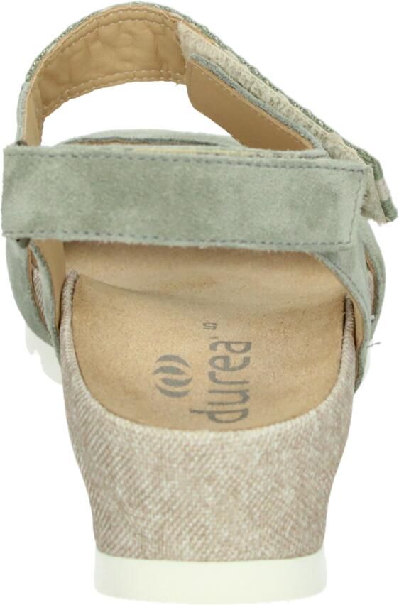 Durea 7429 G Sandalen met hak Groen - Foto 4