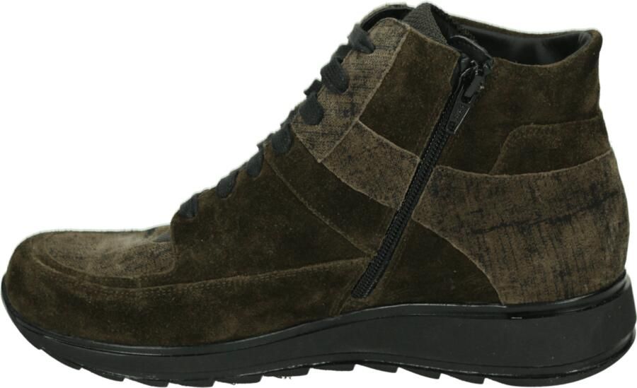 Durea 9684~K~~~~~~~~~~~~~~~~~~~~~~~~ Hoge sneakers Veterlaarzen Dames veterschoenen Dames sneakersHalf-hoge schoenen Groen - Foto 4