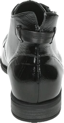 Durea 9697~E~~~~~~~~~~~~~~~~~~~~~~~~ Hoge sneakers Veterlaarzen Dames veterschoenen Dames sneakersHalf-hoge schoenen Zwart - Foto 3
