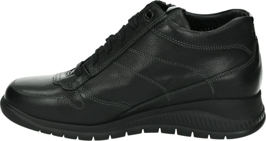 Durea 9721~K~~~~~~~~~~~~~~~~~~~~~~~~ Hoge sneakers Veterlaarzen Dames veterschoenen Dames sneakersHalf-hoge schoenen Zwart - Foto 2
