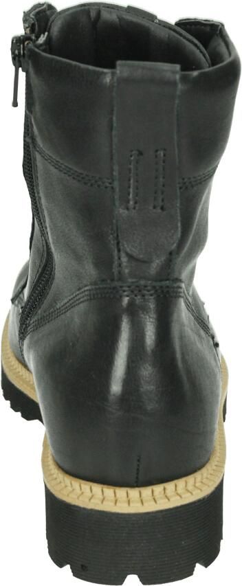 Durea 9722~E~~~~~~~~~~~~~~~~~~~~~~~~ Hoge sneakers Veterlaarzen Dames veterschoenen Dames sneakersHalf-hoge schoenen Zwart - Foto 3