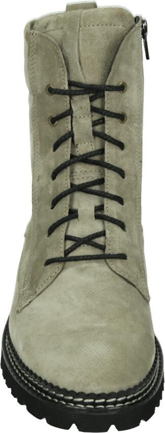 Durea 9722~G~~~~~~~~~~~~~~~~~~~~~~~~ Hoge sneakers Veterlaarzen Dames veterschoenen Dames sneakersHalf-hoge schoenen Taupe - Foto 2