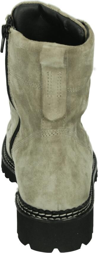 Durea 9722~G~~~~~~~~~~~~~~~~~~~~~~~~ Hoge sneakers Veterlaarzen Dames veterschoenen Dames sneakersHalf-hoge schoenen Taupe - Foto 4