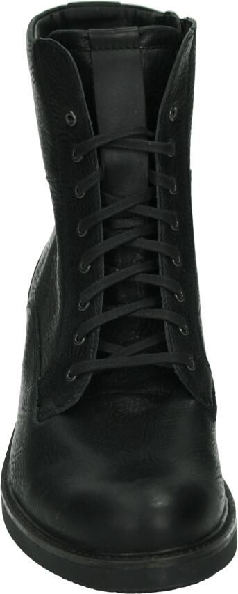 Durea 9725~H~~~~~~~~~~~~~~~~~~~~~~~~ Hoge sneakers Veterlaarzen Dames veterschoenen Dames sneakersHalf-hoge schoenen Zwart - Foto 2