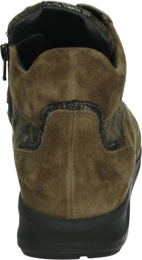 Durea 9735~G~GO~~~~~~~~~~~~~~~~~~~~~ Hoge sneakers Veterlaarzen Dames veterschoenen Dames sneakersHalf-hoge schoenen Bruin - Foto 5