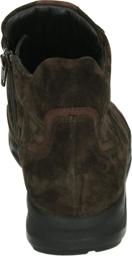 Durea 9735 K Hoge sneakers Veterboots Dames veterschoenen Dames sneakersHalf-hoge schoenen Bruin - Foto 4