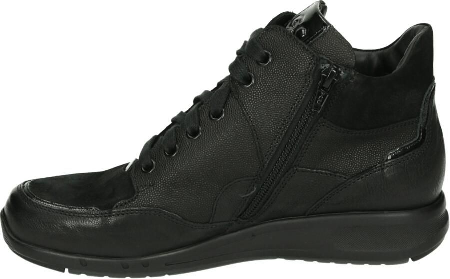 Durea 9735 K GO Hoge sneakers Veterlaarzen Dames veterschoenen Dames sneakersHalf-hoge schoenen Zwart - Foto 4