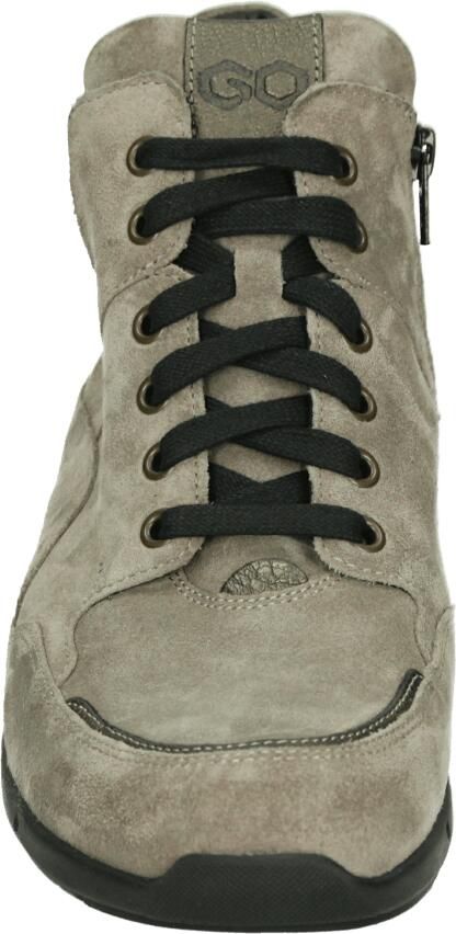 Durea 9735 K GO Hoge sneakers Veterboots Dames veterschoenen Dames sneakersHalf-hoge schoenen Grijs - Foto 2