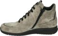 Durea 9735 K GO Hoge sneakers Veterboots Dames veterschoenen Dames sneakersHalf-hoge schoenen Grijs - Grijs