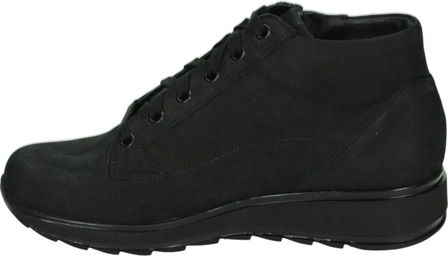 Durea 9767~K~~~~~~~~~~~~~~~~~~~~~~~~ Hoge sneakers Veterlaarzen Dames veterschoenen Dames sneakersHalf-hoge schoenen Zwart - Foto 2