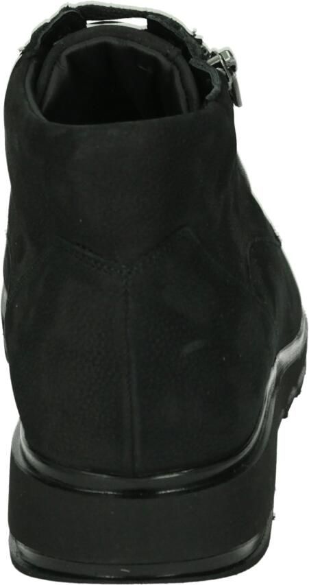 Durea 9767~K~~~~~~~~~~~~~~~~~~~~~~~~ Hoge sneakers Veterlaarzen Dames veterschoenen Dames sneakersHalf-hoge schoenen Zwart - Foto 3