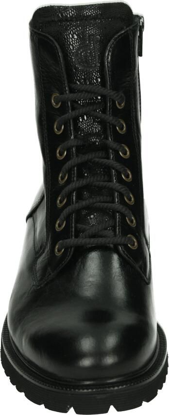 Durea 9769~K~~~~~~~~~~~~~~~~~~~~~~~~ Hoge sneakers Veterlaarzen Dames veterschoenen Dames sneakersHalf-hoge schoenen Zwart - Foto 2