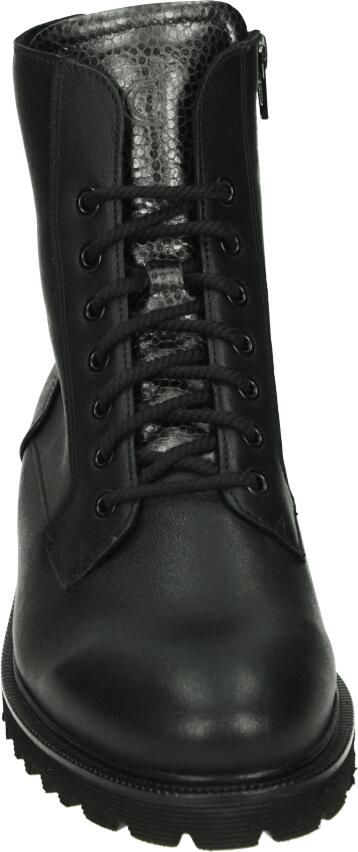 Durea 9769 K Hoge sneakers Veterboots Dames veterschoenen Dames sneakersHalf-hoge schoenen Zwart - Foto 2