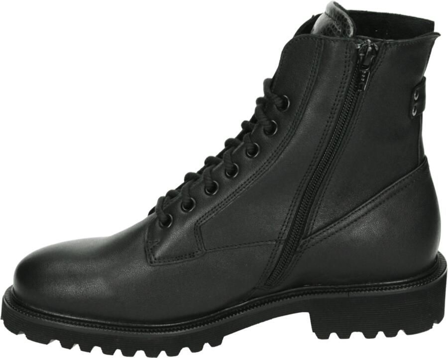 Durea 9769 K Hoge sneakers Veterboots Dames veterschoenen Dames sneakersHalf-hoge schoenen Zwart - Foto 4