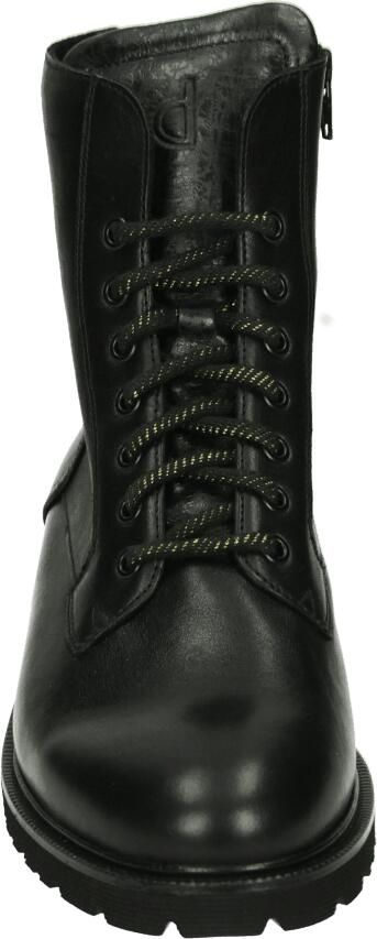Durea 9769 K Hoge sneakers Veterboots Dames veterschoenen Dames sneakersHalf-hoge schoenen Zwart - Foto 5