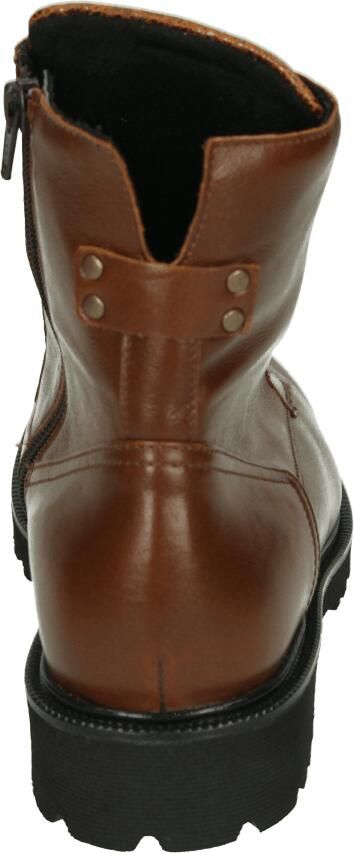 Durea 9769 K Hoge sneakers Veterboots Dames veterschoenen Dames sneakersHalf-hoge schoenen Cognac - Foto 4