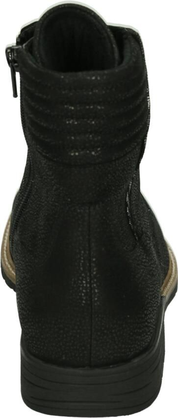 Durea 9776~H~~~~~~~~~~~~~~~~~~~~~~~~ Hoge sneakers Veterlaarzen Dames veterschoenen Dames sneakersHalf-hoge schoenen Zwart - Foto 4