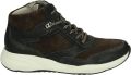 Durea 9778 E Hoge sneakers Veterboots Dames veterschoenen Dames sneakersHalf-hoge schoenen Bruin - Donkerbruin