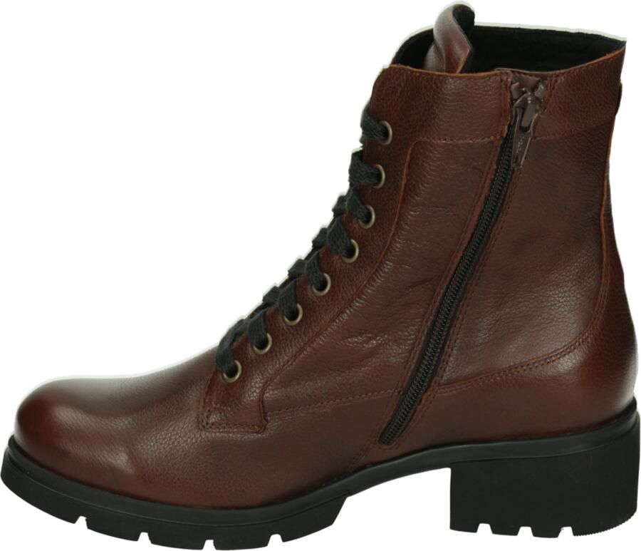 Durea 9785~K~~~~~~~~~~~~~~~~~~~~~~~~ Hoge sneakers Veterlaarzen Dames veterschoenen Dames sneakersHalf-hoge schoenen Bruin - Foto 3