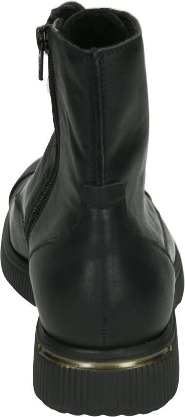Durea 9837 H Hoge sneakers Veterboots Dames veterschoenen Dames sneakersHalf-hoge schoenen Zwart - Foto 4