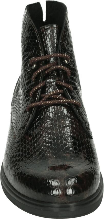 Durea 9840 G Hoge sneakers Veterboots Dames veterschoenen Dames sneakersHalf-hoge schoenen Bruin - Foto 2