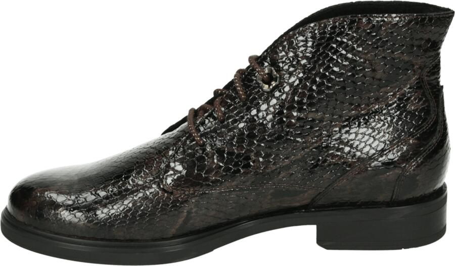 Durea 9840 G Hoge sneakers Veterboots Dames veterschoenen Dames sneakersHalf-hoge schoenen Bruin - Foto 3