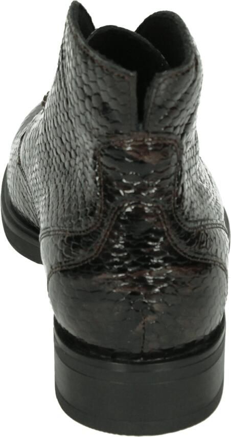 Durea 9840 G Hoge sneakers Veterboots Dames veterschoenen Dames sneakersHalf-hoge schoenen Bruin - Foto 4