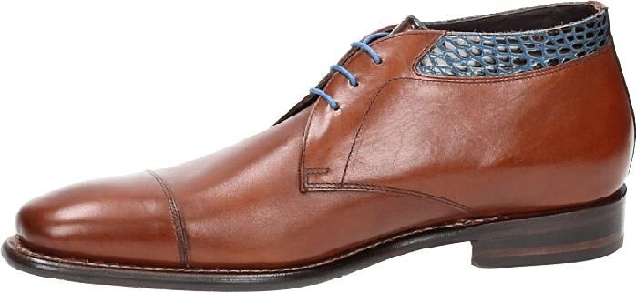 Floris van bommel 10718 01 Brown Calf H-Wijdte Veter boots - Foto 3