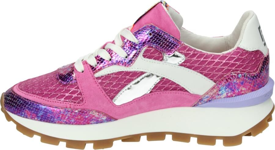 Floris van Bommel Sneakers laag 'BLOKKI 07' violetblauw pink wit - Foto 6