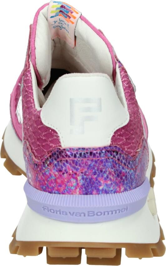 Floris van Bommel Sneakers laag 'BLOKKI 07' violetblauw pink wit - Foto 11