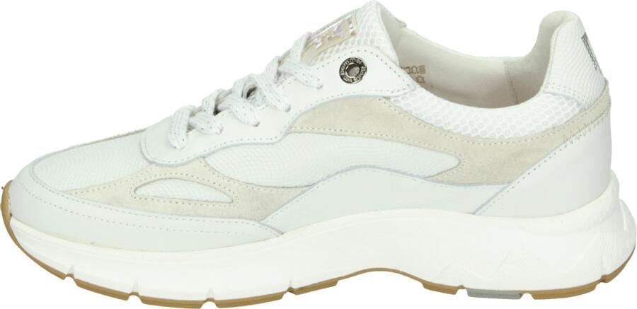 FLORIS VAN BOMMEL Lage Sneakers Dames Sfw-10101 Textiel Wit - Foto 4