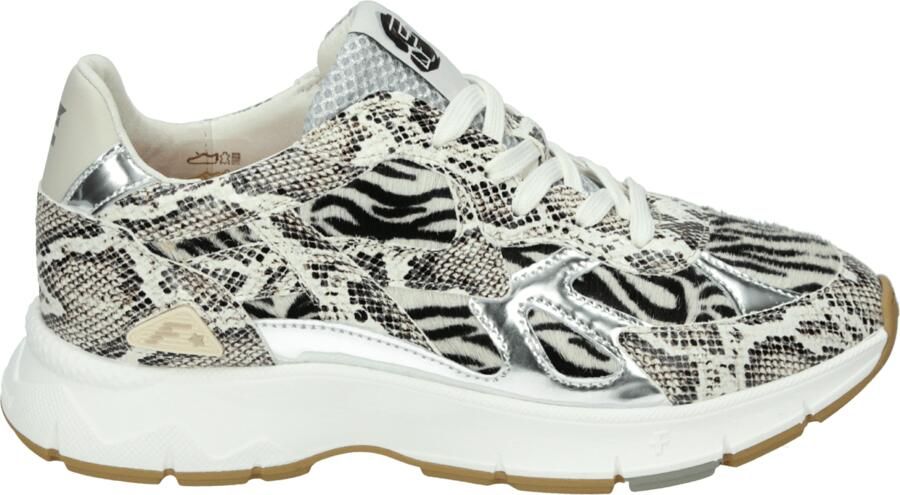 FLORIS VAN BOMMEL Lage Sneakers Dames Sfw-10167 Daysi Leer Wit - Foto 2