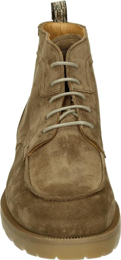 Floris van Bommel DE BIJLER 01.05 Vrije tijd half-hoog Heren veterschoen Heren sneakers Taupe - Foto 5