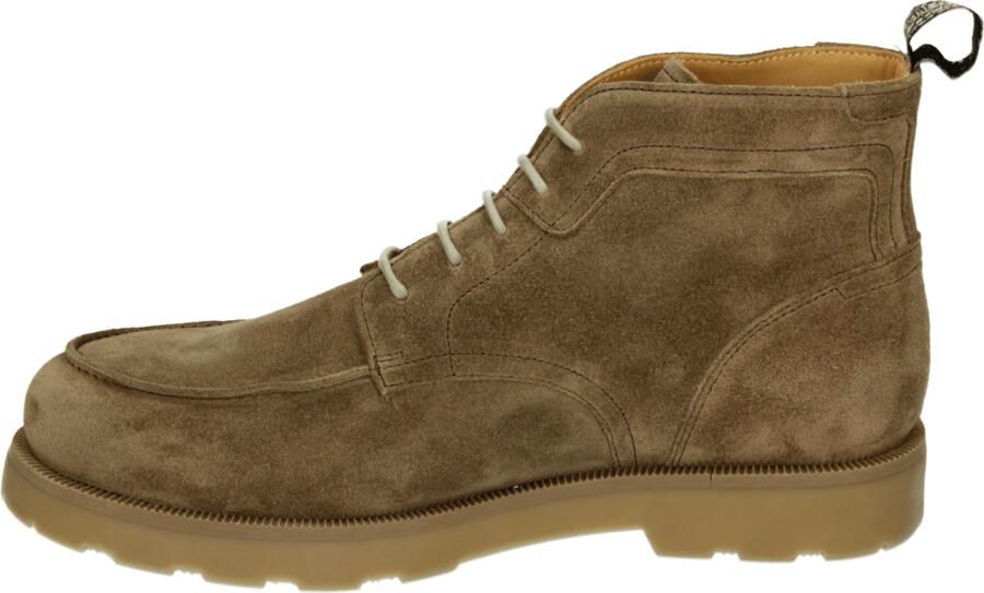 Floris van Bommel DE BIJLER 01.05 Vrije tijd half-hoog Heren veterschoen Heren sneakers Taupe - Foto 6