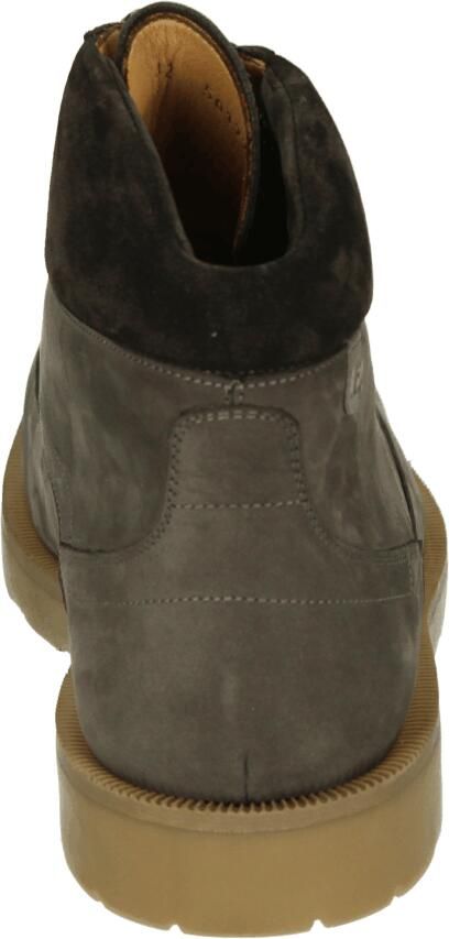 Floris van Bommel DE BIJLER 02.02 Vrije tijd half-hoog Heren veterschoen Heren sneakers Taupe - Foto 4