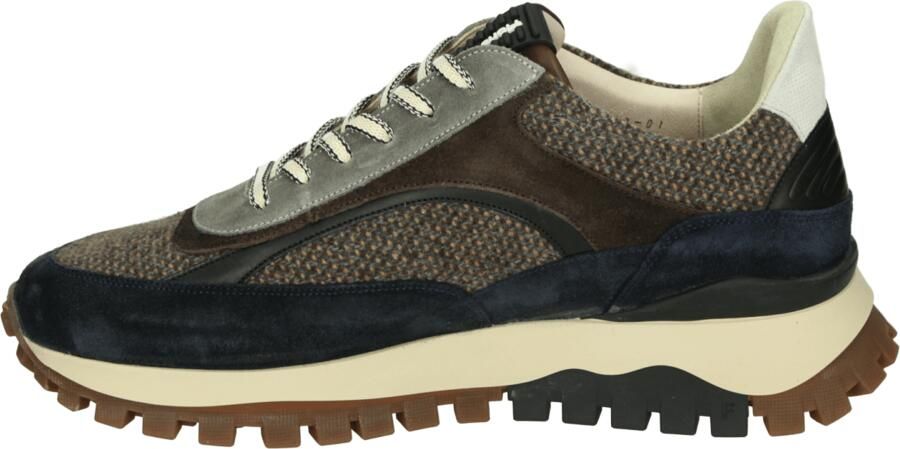 FLORIS VAN BOMMEL Lage Sneakers Heren Sfm-10156 De Grommer 41⅓ Suède Bruin - Foto 5