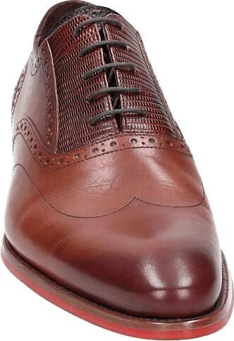 Floris van Bommel De Stapper 03.00 leren veterschoenen donker cognac - Foto 3