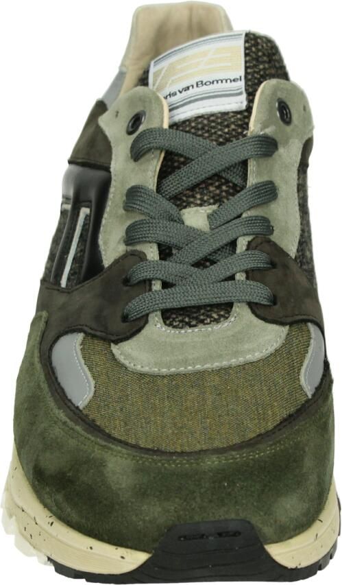 FLORIS VAN BOMMEL Lage Sneakers Heren Sfm-10154 De Treener Textiel Groen - Foto 3
