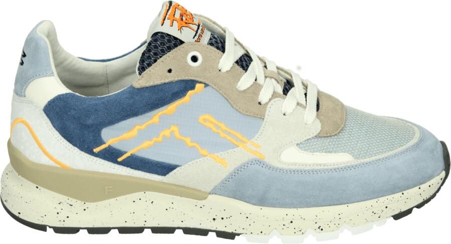 Floris van Bommel heren sneaker De Treener suède blauw beige art.SFM 10243 42 02 06.07 Lightblue g - Foto 2