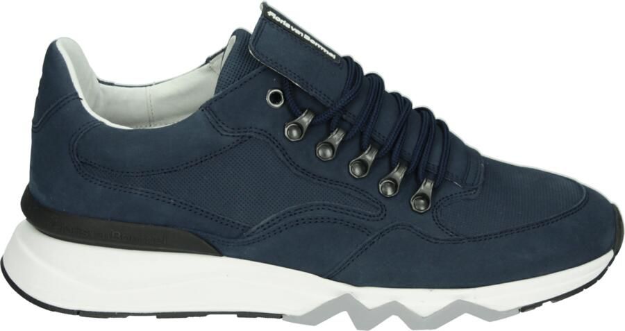 Floris van bommel 10135 De Zager 01.08 Blue G+ Wijdte Lage sneakers